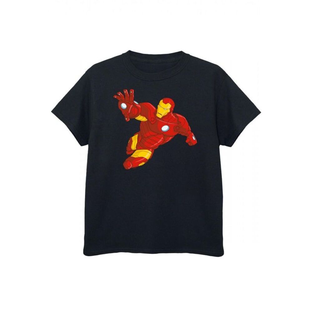 Iron Man Boys Character T-Shirt / Black/Red